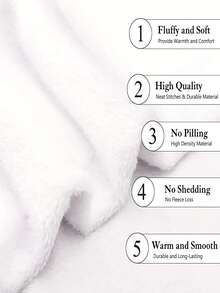 1件貓爪印花珊瑚絨毯,家用沙發或床上溫暖舒適 - 彩色 - 查看 6