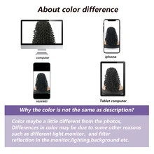 合成假髮黑色馬尾辮綁帶包裹馬尾延長14寸自然小波紋短卷馬尾適合女日常使用 - 黑色 - 查看 9