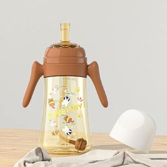 12 個月以上嬰兒吸管杯奶瓶,300 毫升