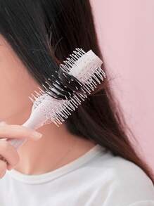 50入組氣墊梳子頭髮清潔網狀,梳子&梳子清潔網紗,梳子保護網狀和清潔工具 - 白色 - 查看 2