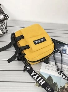 适合高中生和大学新生的多功能斜挎包，单肩包，迷你男士字母图案休闲方形包，带包饰，手提包，适合旅行、大学、运动、男士包包的书包，斜挎包，侧包，学校用品，秋季男士信使包，圆筒包，老钱，万圣节，圣诞节男士礼物，尖叫男士包，男士冬季男士包，户外感恩节假期收纳包，手提包，腰包，腰带包，骑行包，腰包，沙滩包，健身包
