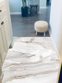 10pcs/20pcs Marble Pattern Waterproof Vinyl Floor Stickers Floor Tiles Flooring Floor Tiles Self Adhesive Floor Tiles Peel Stick Living Room Decor Room Decor Home Decor Kitchen - Multicolor - View 2