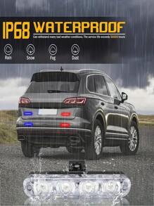 4 In1 LED Grille Strobe Light Emergency Red Blue Strobe Warning Light With Wireless Remote Control For Vehicle Truck Trailers RV ATV SUV 12V - Red - View 7