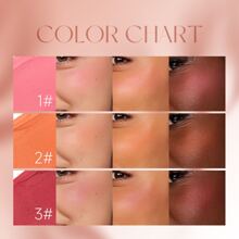 DEROL Rubor en barra de maquillaje natural nude, apto para uso diario - 03 Orange Brown - Ver 4