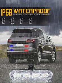 合 1 無線遙控 LED 格柵頻閃燈緊急紅色和藍色頻閃警示燈適用於車輛卡車拖車警察 Rv Atv Suv 12v - 白色 - 查看 6