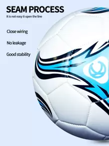 1 szt. Piłka nożna, wytrzymała, miękka i sprężysta - idealna do treningów, ćwiczeń, nadaje się do użytku wewnątrz i na zewnątrz na plażach, trawnikach, podwórkach i różnych powierzchniach.