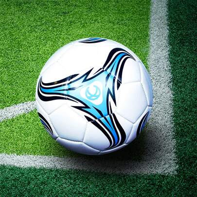 1 个足球/橄榄球，耐用、柔软、有弹性 - 非常适合训练、锻炼，适合在海滩、草坪、庭院和各种表面的室内/室外使用。