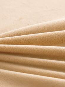 4pcs Velvet Dining Chair Slipcovers, Stretchy Chair Covers For High Chairs, Stretch Chair Protective Coaster For Restaurant, Wedding, Banquet, Ceremony - Màu be - Xem 3