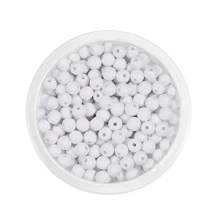 DIY cuentas Bisutería material 6-20mm de colores acrílico Espaciador rosario de plástico rosario