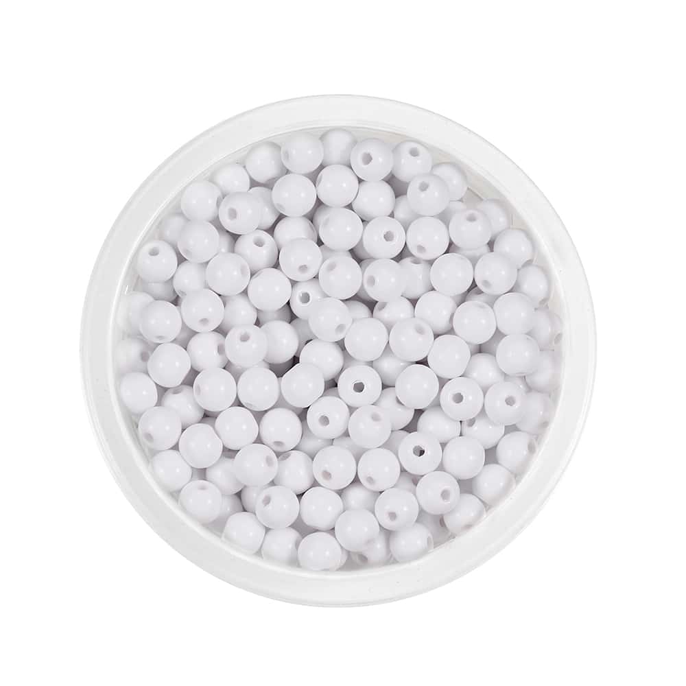 DIY cuentas Bisutería material 6-20mm de colores acrílico Espaciador rosario de plástico rosario