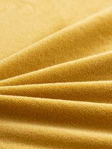 4pcs Velvet Dining Chair Slipcovers, Spandex Chair Protectors For High Chairs, Seat Covers For Chairs, Suitable For Restaurants, Weddings, Ceremonies, Banquets - gừng - Xem 4