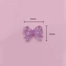 20pcs/set Bow DIY Jewelry Accessory - Red Violet - View 6
