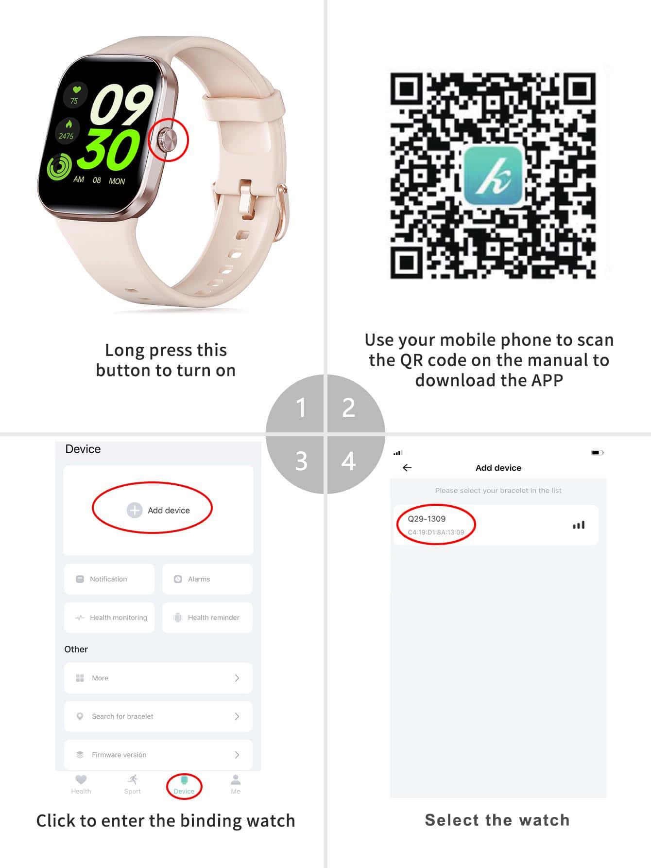 Heart Rate Monitoring Square Smart Watch SHEIN USA