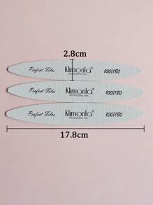 klimonla 10Pcs/Set Large Elliptical Grey Wood Nail File Nail Sanding Block File Double-Sided Polishing Tool, Washable, 100/180 Grit,Nail Supplies,Nail Tools,Nail Art Tools,Back To School,Nails,Nail Tools For Press On Nails