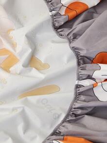 1 bộ Phim hoạt hình dễ thương Mèo Bộ chăn ga gối , 2 Vỏ gối Và 1 Chăn Vừa vặn - Nhiều màu - Xem 6