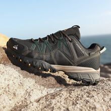 1雙男士戶外合成舒服的登山鞋,野營和遠足