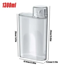 Contenedor De Jabón Para Lavandería Para Detergente Líquido Y Suavizante De Telas - Organizador De La Lavandería - transparente - Ver 7