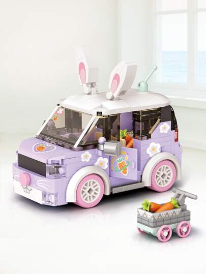 LOZ 1pc Rabbit & Carrot Shaped Building Blocks Toy For Adults Room Decoration