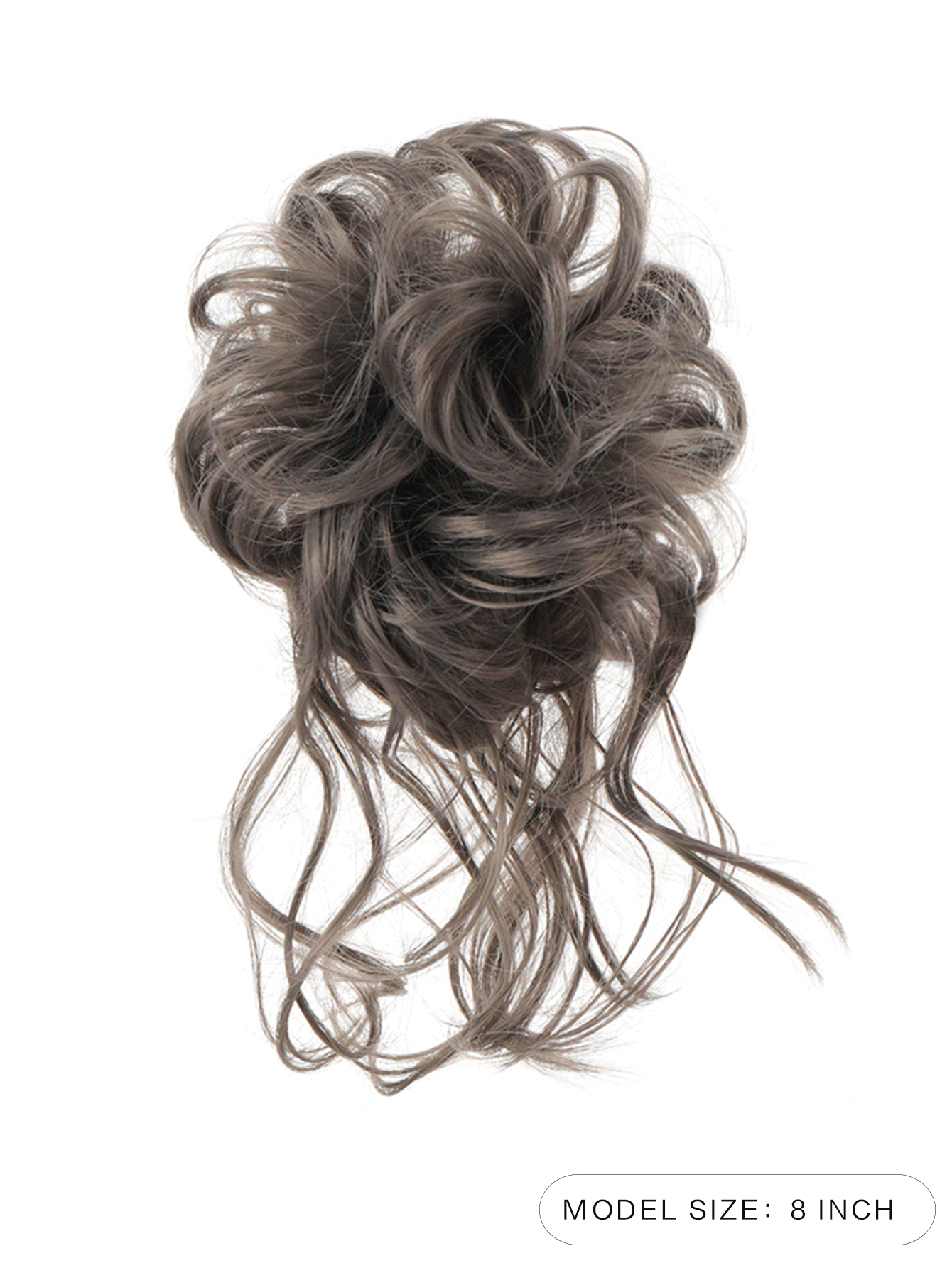 1pc Synthetic Fiber Long Curly Hair Bun Extension For Women SHEIN USA