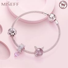 MISEFF 1入組純銀925可愛貓印花吊墜吊墜適用於DIY手環項鍊珠子珠寶製作禮物 - 銀色 - 查看 6