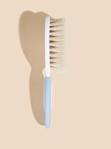 Bộ chăm sóc em bé 5 món trong túi màu xanh, bao gồm lược, bàn chải, dụng cụ cắt móng tay và các dụng cụ chăm sóc em bé khác - Màu xanh lam - Xem 4