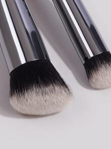 MAANGE 2pcs Professional Facial Brush Set,Foundation Brush&Concealer Brush,Makeup Tools With Soft Fiber For Easy Carrying,Brush For Travel,Brush Set,Makeup Brush Kit,Make Up Brush Set,Make Up Set Complete,Makeup Brush Set,Complete Makeup Kit,Brush Kit,Brushes Makeup Set,Makeup Gift Set,Set - Black - View 3