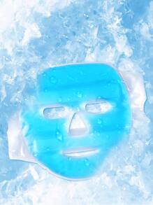 1pc Cooling Gel Face Mask Ice Pack Facial Mask To Relieve Fatigue & Aid Sleep - Blue - View 6