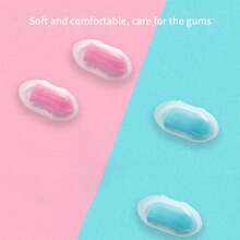 狗狗牙刷360º矽膠狗狗齒刷帶套適用於狗狗洗牙,狗狗超級柔軟寵物手指牙刷洗牙矽膠齒刷工具狗狗貓清潔,藍色 - 藍色 - 查看 6