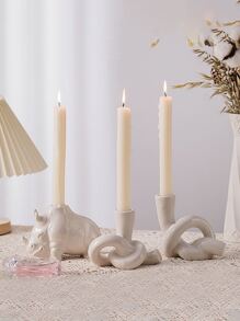 chenguang 1入組極簡陶瓷香薰燭臺 - 米色 - 查看 1