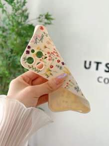 花卉圖案手機外殼 - 彩色 - 查看 4