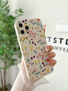 花卉圖案手機外殼 - 彩色 - 查看 1