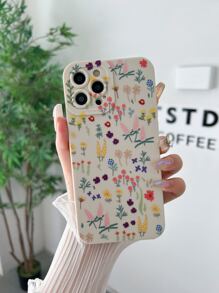 花卉圖案手機外殼 - 彩色 - 查看 2