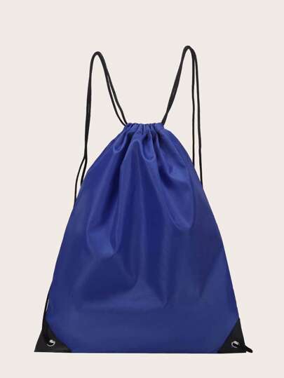 1pc Cartoon Solid Color Basketball Backpack, Student Children School Bag Supplies, Pocket Set