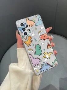 Cartoon Printed Soft Phone Case Compatible With Samsung Phone - Multicolor - View 2