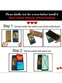 手機液晶屏適用於iphone6G - 白色 - 查看 5