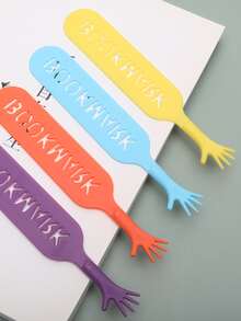 4入组/套隨機色DIY設計卡通書籤,畢業禮物創意紀念品字母夾 - 彩色 - 查看 6