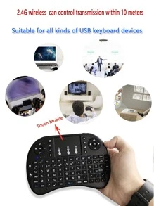 Mini Wireless Keyboard - Black - View 4