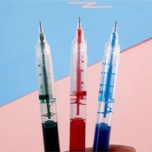 12colors/box Colorful Liquid Ink Ballpoint Pens, Neutral Pens - Apricot - View 9