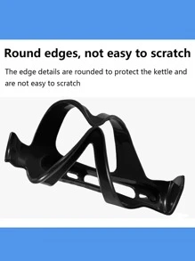 Bicycle Mountain Bike Water Bottle Holder, Durable, Lightweight And Easy To Install, Suitable For All Types Of Bicycles, Securely Holds Water Bottles And Drinks, Cycling Accessory, Available In Single Or Double Pack - Black - View 2