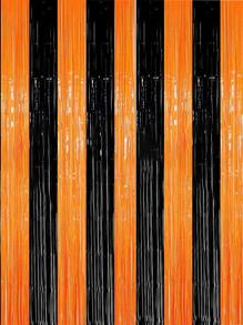 1pc/4pcs Multicolor Beaded Curtain, Holiday Party Background Wall Scene Atmosphere Decor, Suitable For Halloween, Christmas, Birthday Party, Decorative Backdrop Curtain - Multicolor - View 5
