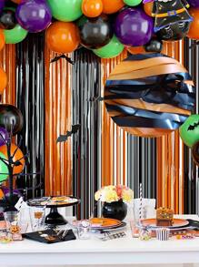 1pc/4pcs Multicolor Beaded Curtain, Holiday Party Background Wall Scene Atmosphere Decor, Suitable For Halloween, Christmas, Birthday Party, Decorative Backdrop Curtain - Multicolor - View 7