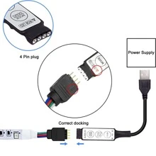 5V LED Strip Light For Home - White - View 6