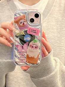 Funda para móvil con estampado de perro - Multicolor - Ver 1