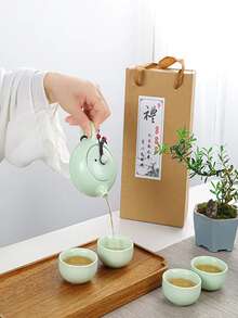 5入組/套隨機色陶瓷&辦公室套裝 - 彩色 - 查看 2