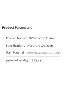 Bebé 100 piezas Almohadilla facial - Blanco - Ver 11