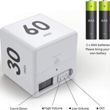 Creative Timer, Student Study Countdown Reminder For Exam Question, Time Management, Mini Timer - Blue - View 7