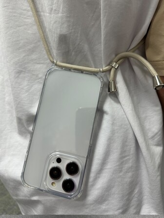 Apple Crossbody Phone Case Clear Phone Case With Lanyard Waterproof Shockproof Anti-Fall Scratch Resistant