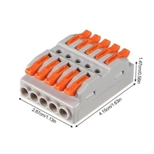 1pc Multi-purpose Wire Connector Box - Apricot - View 2