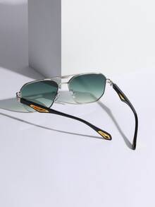 1 Cặp kính mát tròng kính chuyển màu khung kim loại hỗn hợp bằng polycarbonate chống vỡ cho nam, phong cách đường phố thích hợp cho kỳ nghỉ, ngoài trời, bãi biển, đi làm, thời trang du lịch cổ điển cổ điển (bao gồm dây đeo, hộp đựng, vải) - Nhiều màu - Xem 3