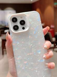 Shell Pattern Phone Case - White - View 3